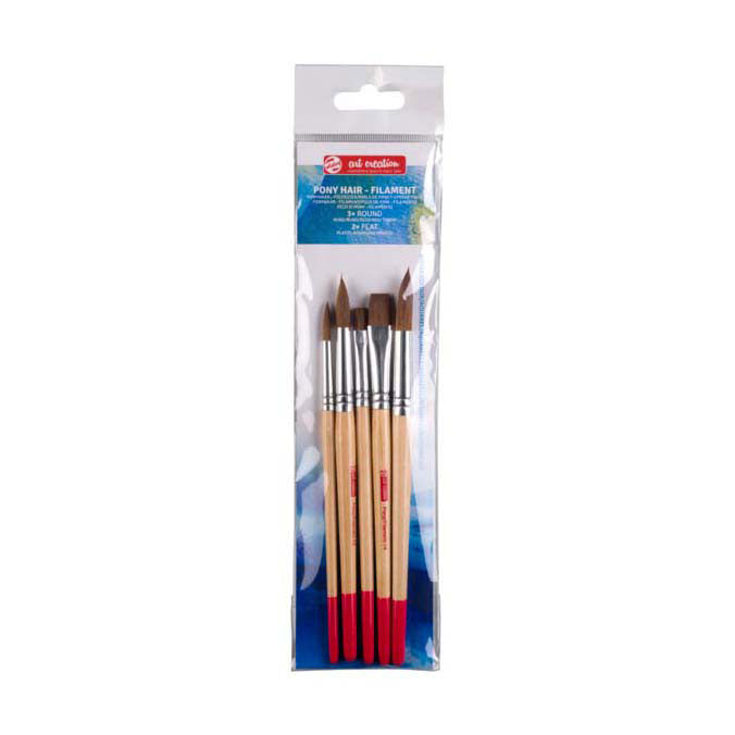 Talens art creation aquarelpennenset v 5 - pony polyester