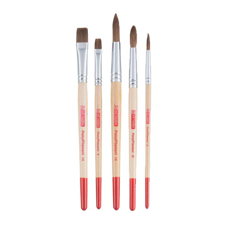 Talens art creation aquarelpennenset v 5 - pony polyester