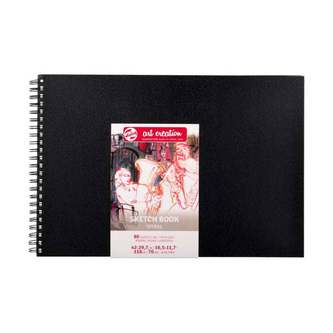 Talens art creation schetsboek spiraal 29,7x42cm 110g 80v