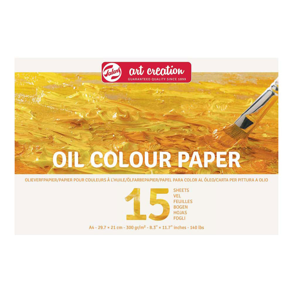 Talens art creation olieverfpapier a4 300 g 15 afgesloten