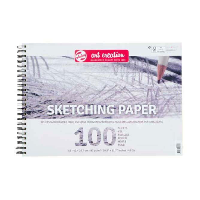 Talens art creation schetspapier 42x29,7cm 90g 100 afgesloten