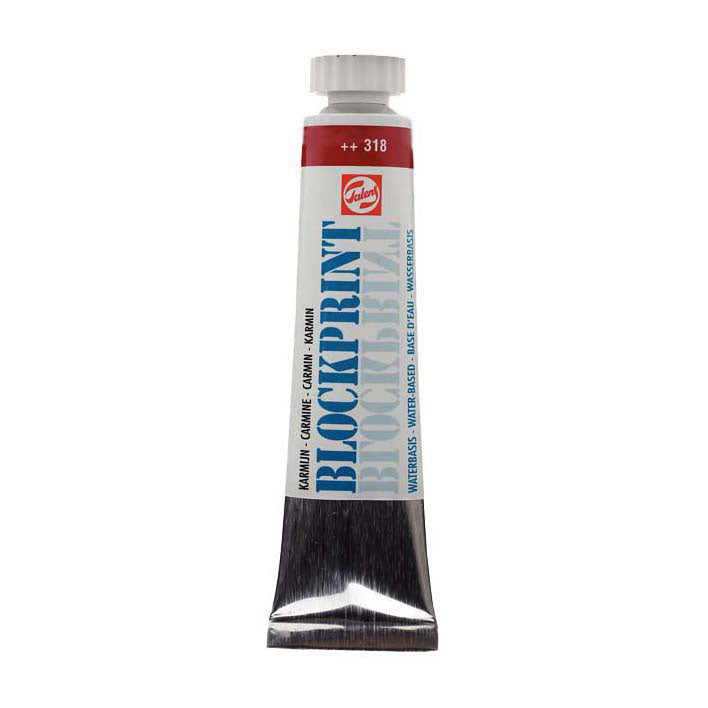 Talens blokdruk tube 20ml karmijn 318