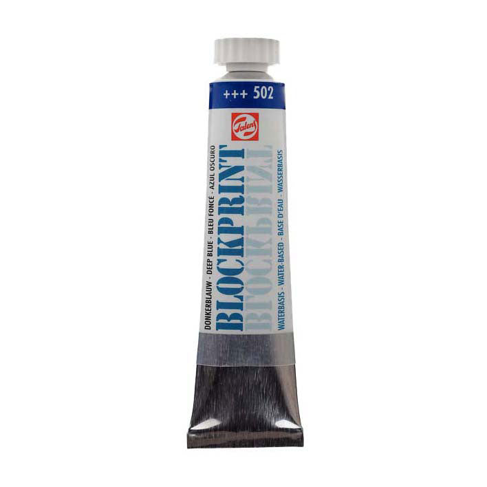 Talens blokprint tube 20ml donkerblauw 502