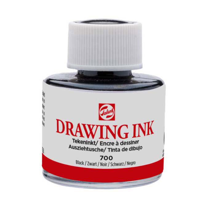 Talens tekeninktfles 11ml zwart 700