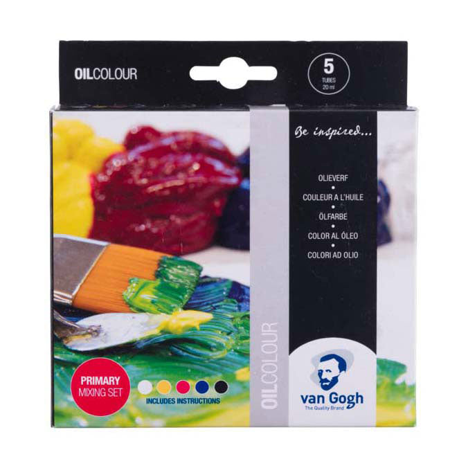 Bruynzeel van gogh olieverf primaire mengset, 5x20ml