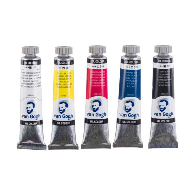 Bruynzeel van gogh olieverf primaire mengset, 5x20ml