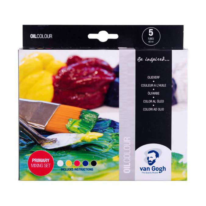 Bruynzeel van gogh olieverf primaire mengset, 5x40ml