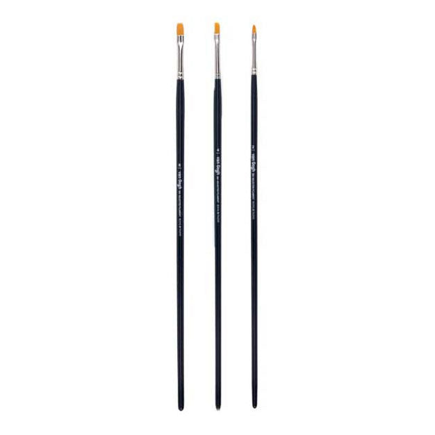 Bruynzeel van gogh penseel voor olie- en acrylverf, 3 stuks s294 nr. 2-4-6