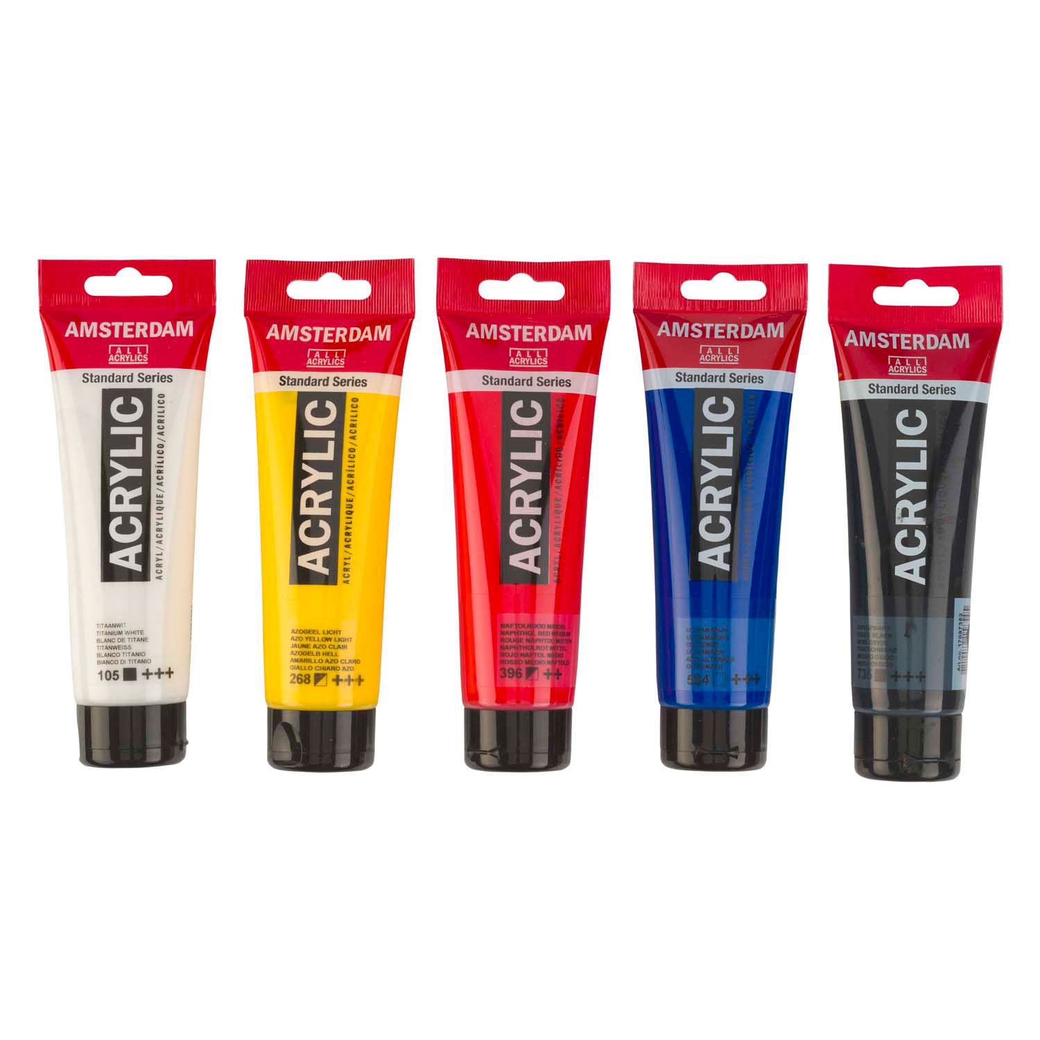 Amsterdam standard series acrylverf mengset | 5 x 120 ml