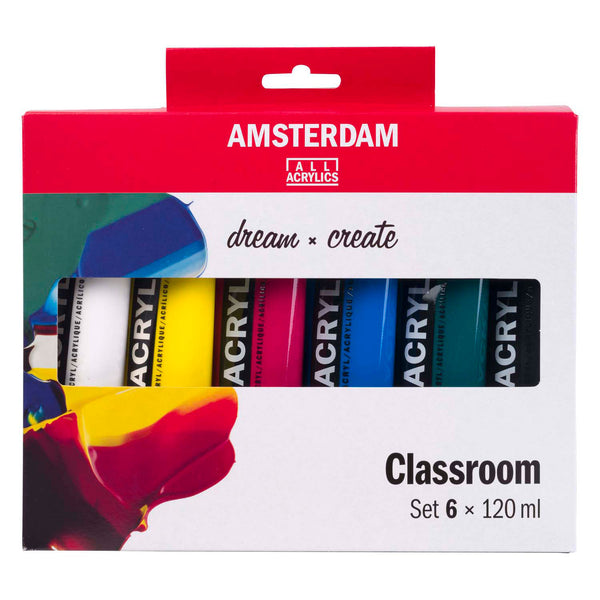 Amsterdam standard series acrylverf educatie set | 6 x 120 ml