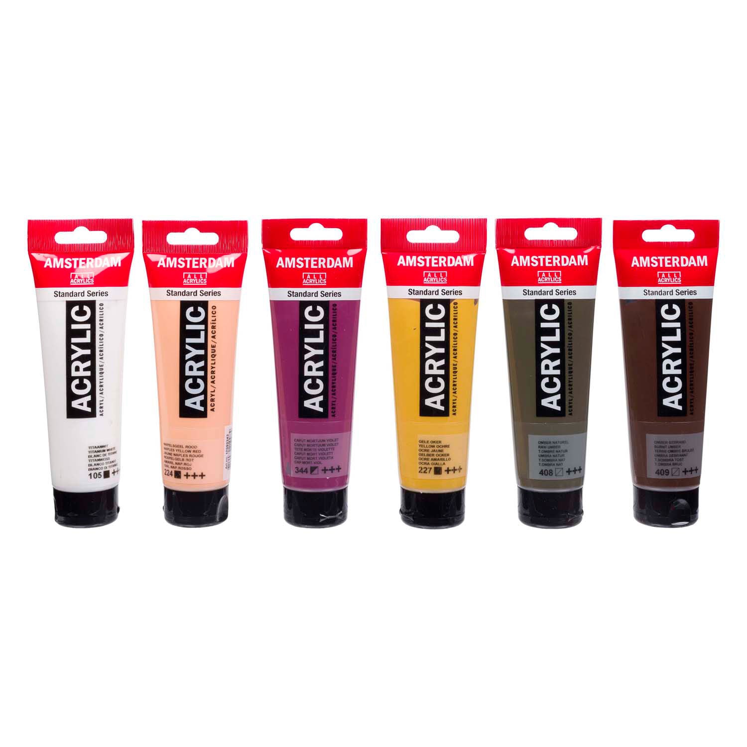 Amsterdam standard series acrylverf portret set | 6 x 120 ml