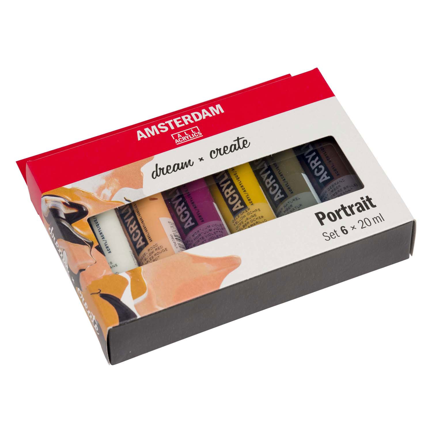 Amsterdam standard series acrylverf portret set 20ml, 6dlg.