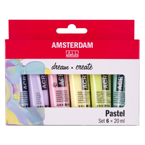 Amsterdam standard series acrylverf pastel set | 6 x 20 ml
