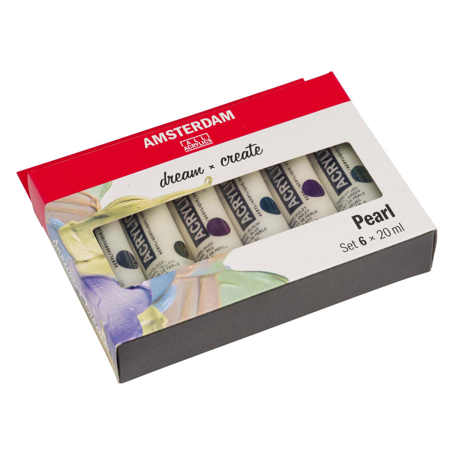 Amsterdam standard series acrylverf parelmoer set 20ml, 6dlg.