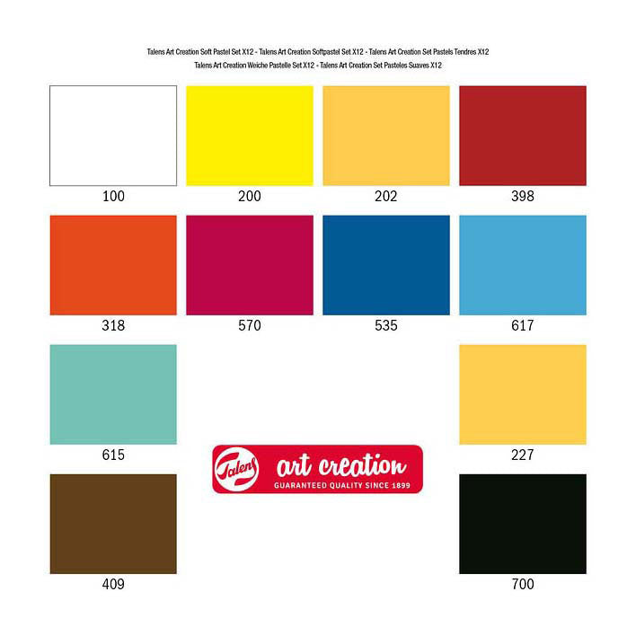 Talens art creation softpastels, 12st.