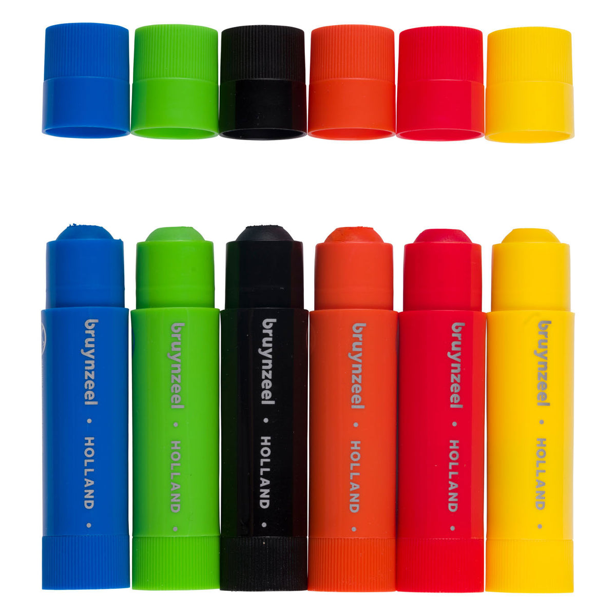 Bruynzeel verfstiften 6 stuks basic kleuren | 6 stuks