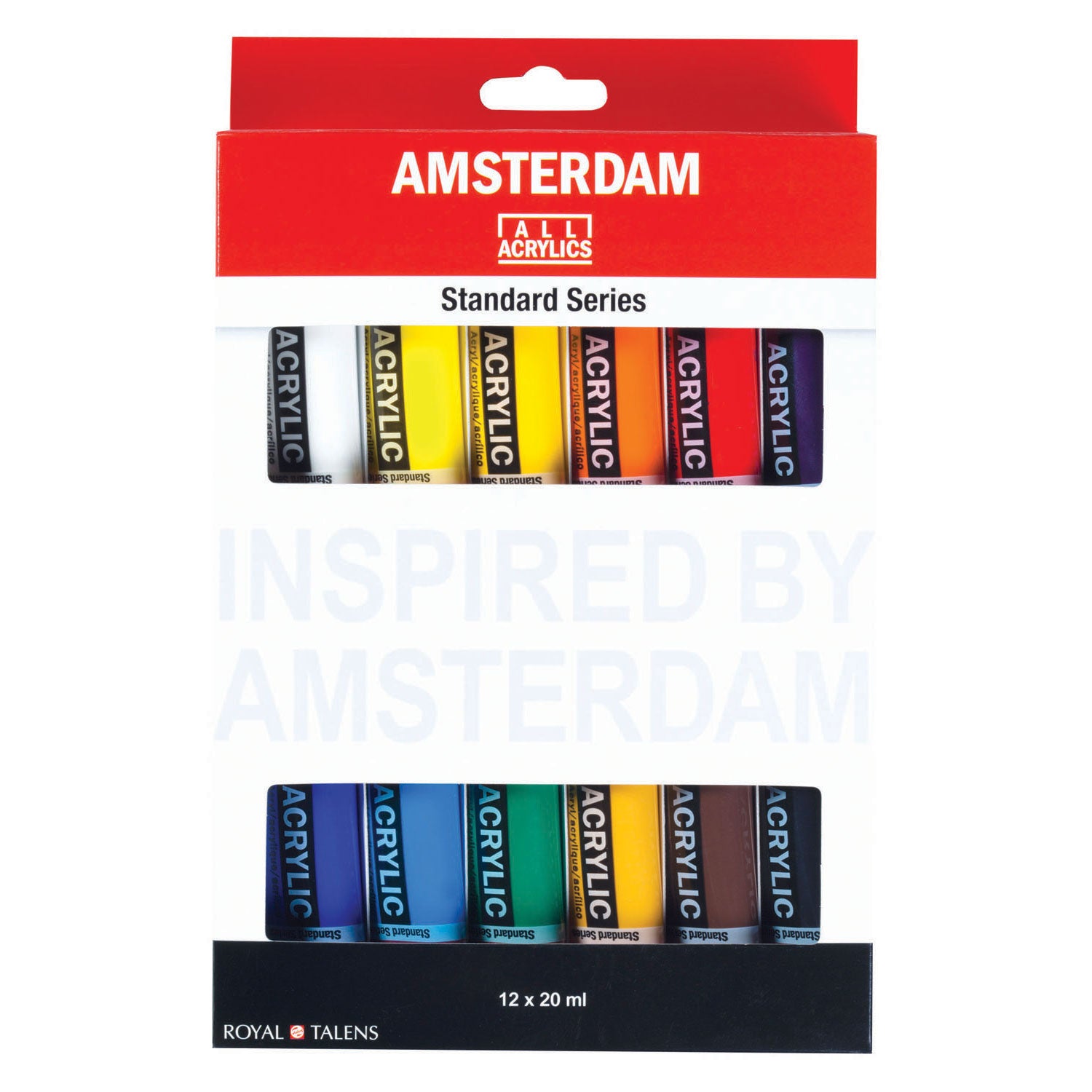 Talens amsterdam acrylverf standaardset, 12dlg.