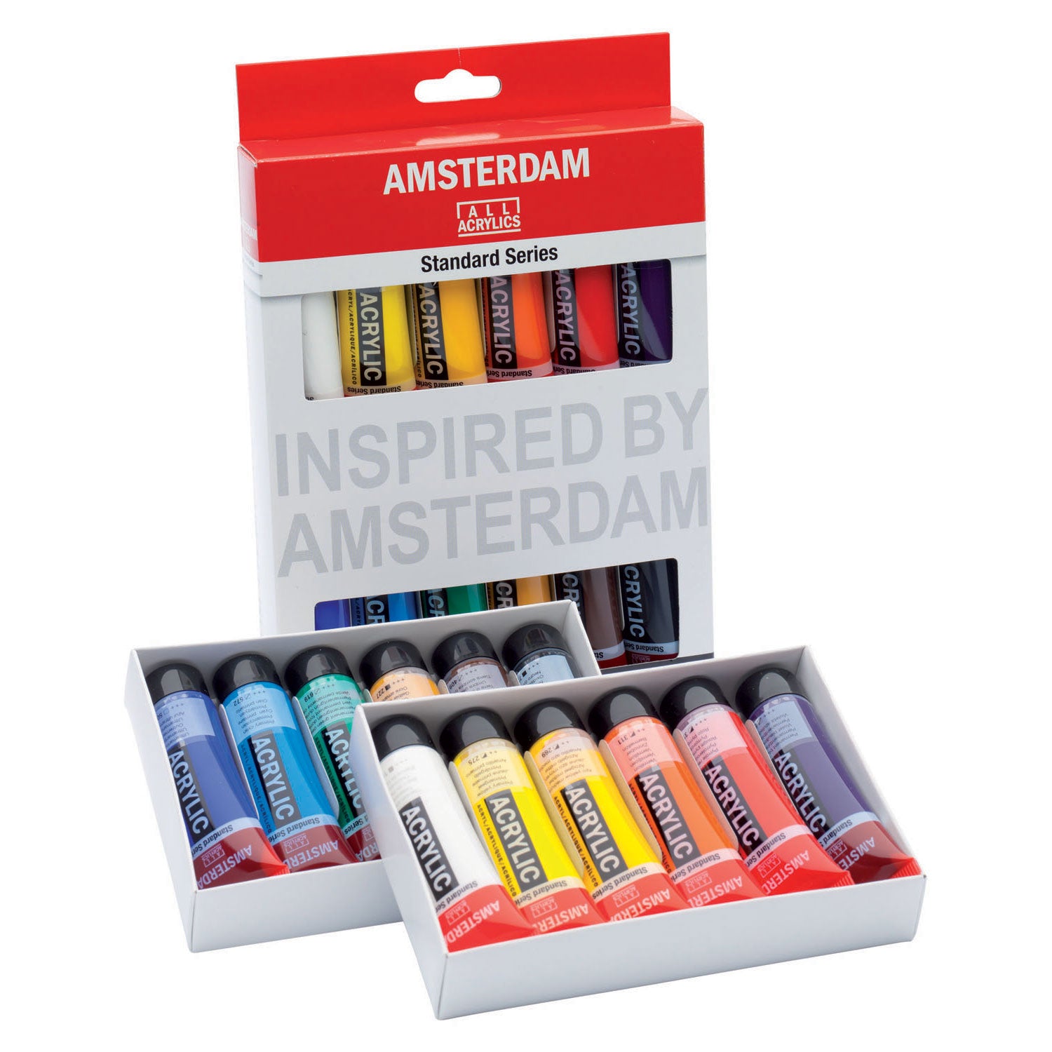 Talens amsterdam acrylverf standaardset, 12dlg.