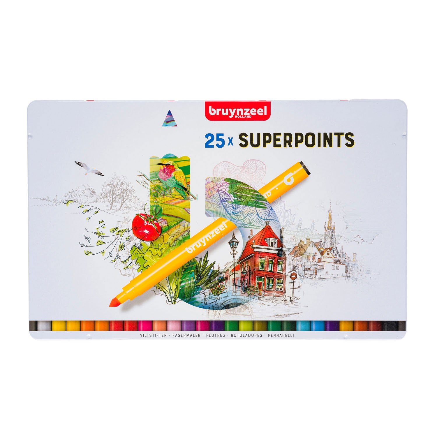 Bruynzeel Viltstiften Superpunt, 25e.