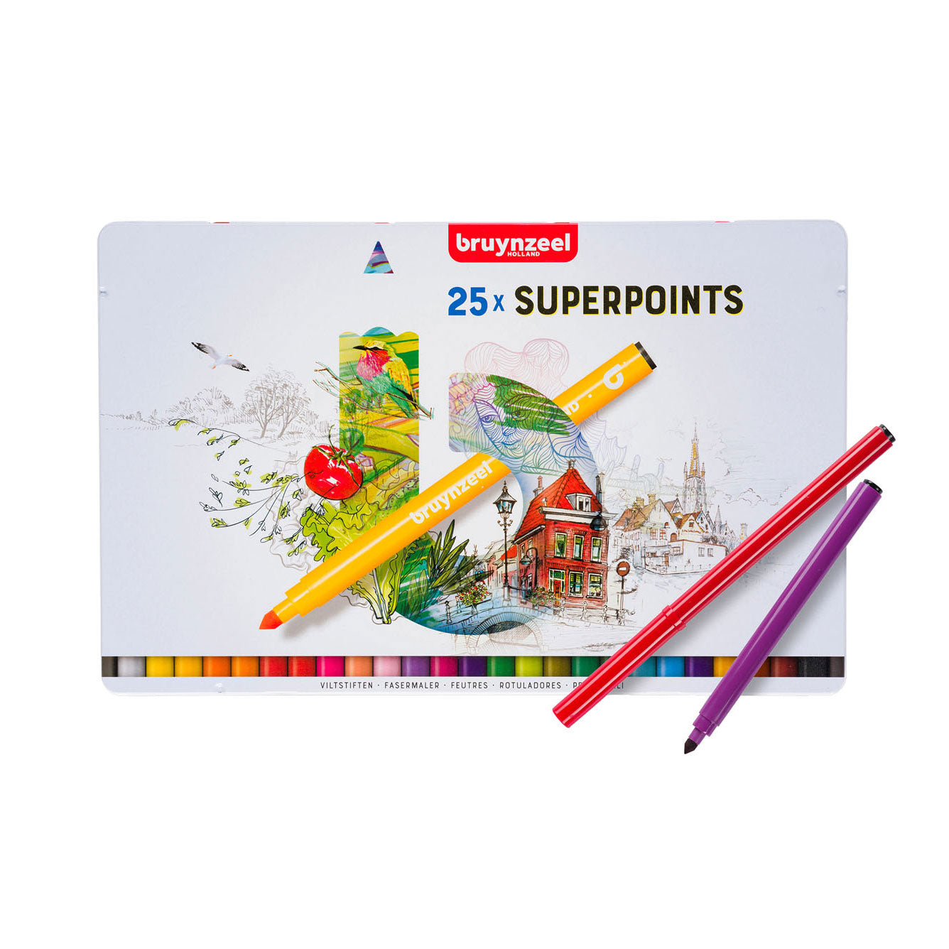 Bruynzeel Viltstiften Superpunt, 25e.