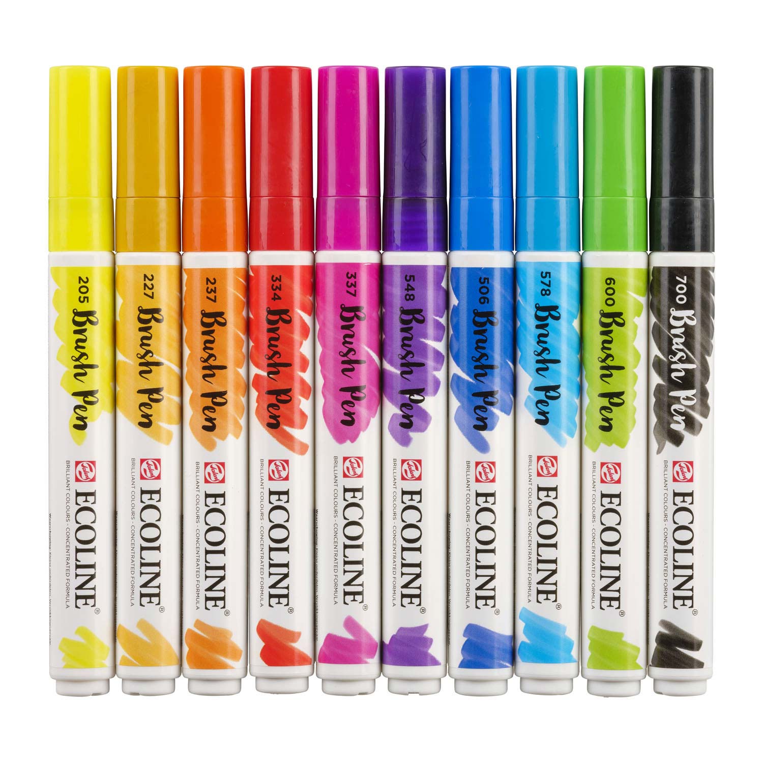 Talens ecoline penseelpen, 10st.