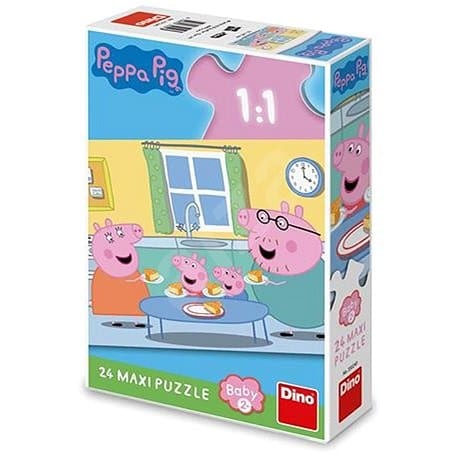 Dinotoys dinopuzzel - peppa pig vloerpuzzel - 24 maxi stukjes
