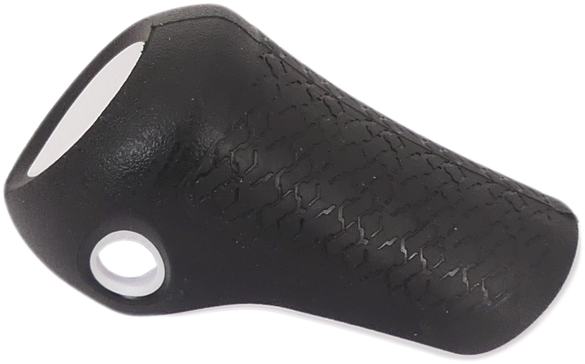 Capuchon de poignée droite Gazelle Basic 88 mm - noir avec garniture blanche