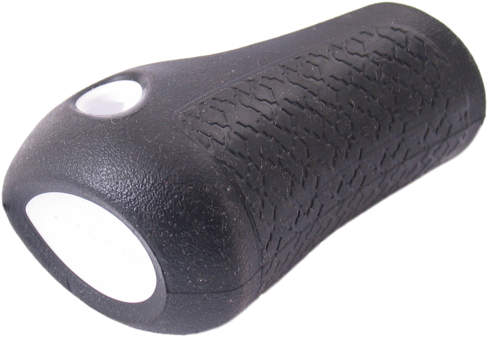Capuchon de poignée gauche Gazelle Basis 88 mm - noir avec garniture blanche