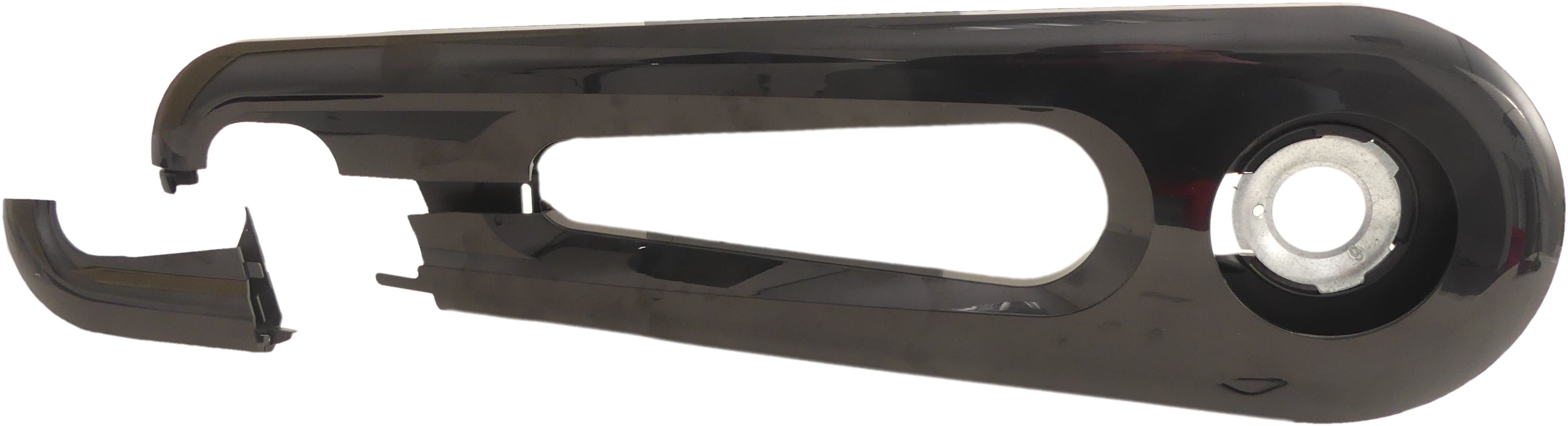 Gazelle kettingkast linea 2 lang - glanzend zwart