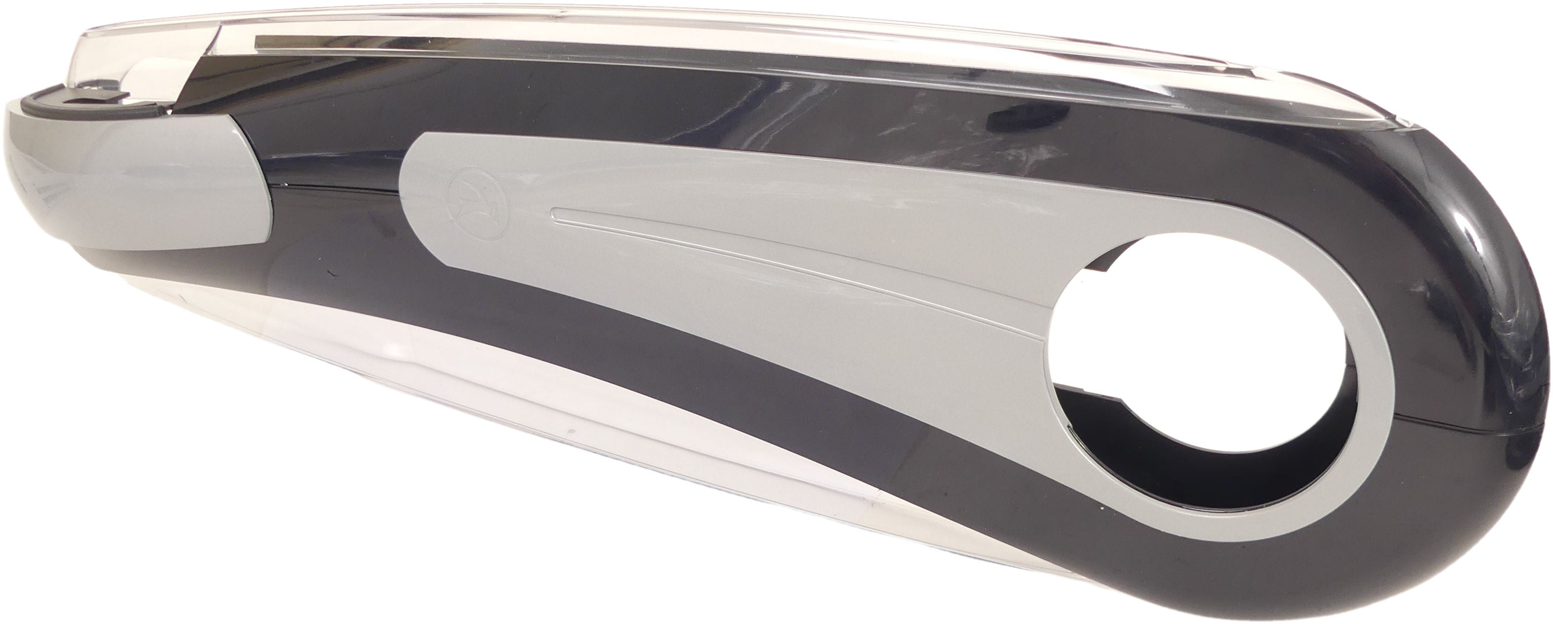 Carter de chaîne Gazelle Mildly Geometric Twoline MG 2e montage - aluminium brillant bleu spa