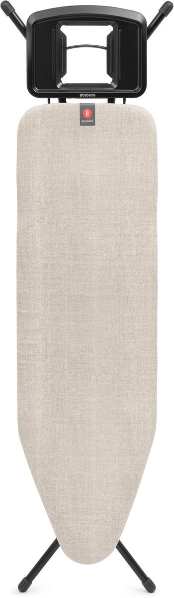 Brabantia strijkplank b - voor strijkijzer - 124 x 38 cm - denim grey