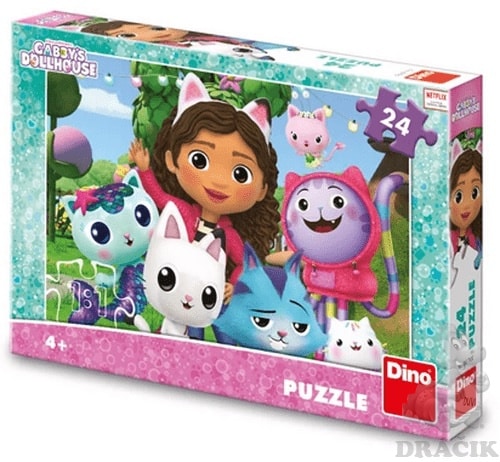 Dinotoys dino puzzel - dreamworks gabby apos;s poppenhuis - 24 stukjes