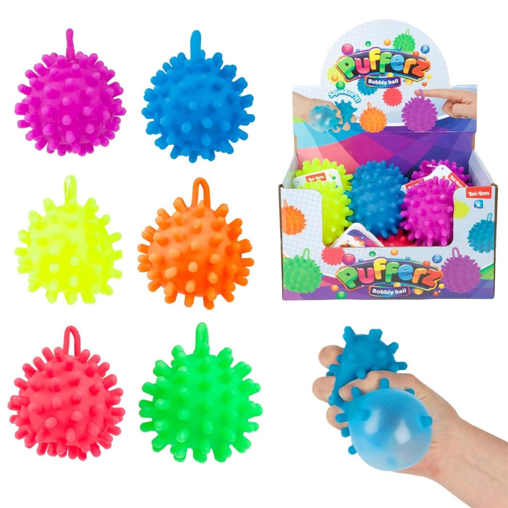 Toi-toys pufferz pufferbal noppen, 9cm