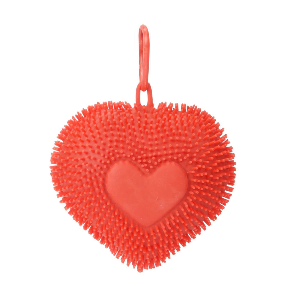 Toi-toys pufferz sleutelhanger pufferbal hart 7cm 50gr 6 assorti