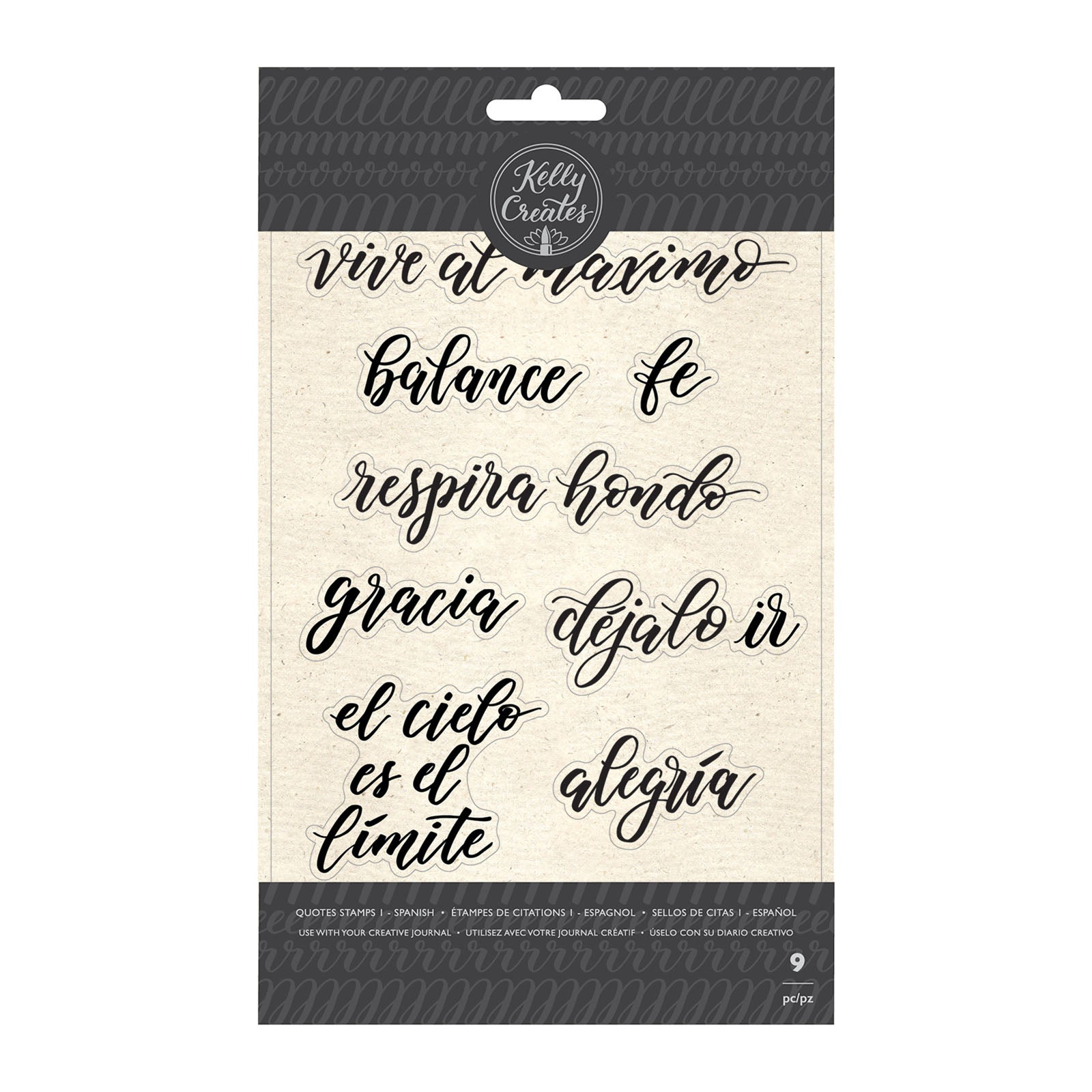 Kelly creates • traceable stamp quotes 1 spanish 9pc