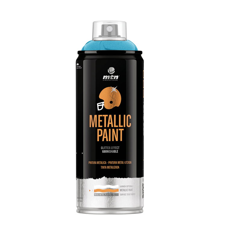 Mtn 1070505 - pro metallic paint: blue r-5025 | 3 stuks