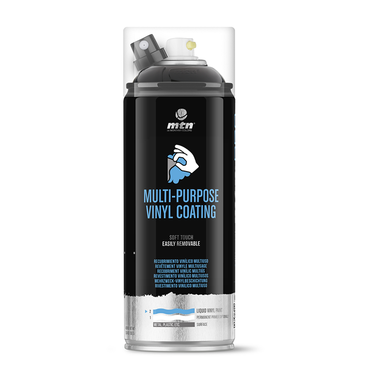 Mtn 1070497 - pro vinyl coating: metallic black | 3 stuks