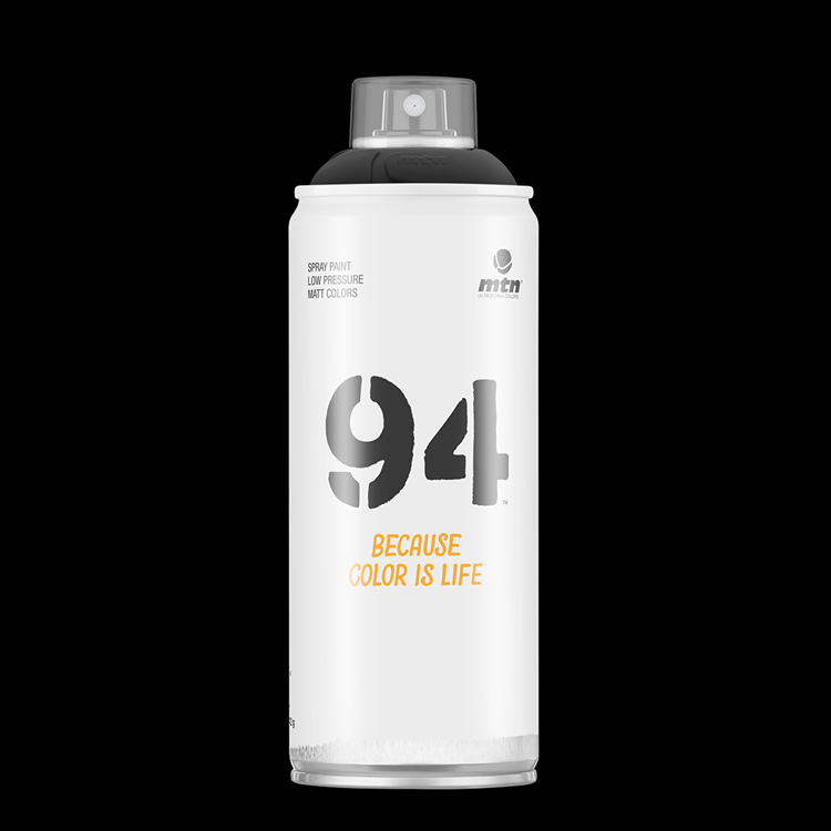 Mtn 1070568 - 94 rv-9011 black 400ml | 3 stuks