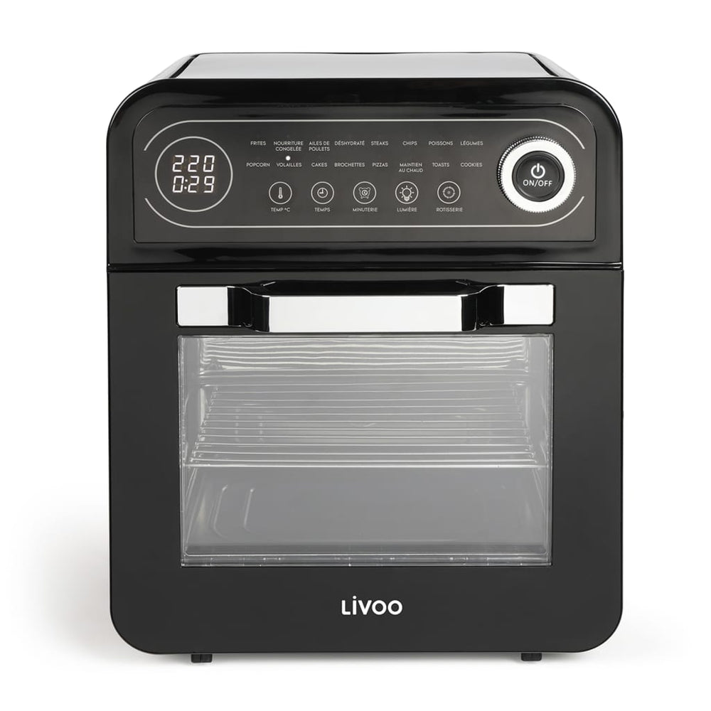 Livoo airfryer oven 1600 w 12 l zwart