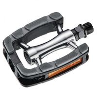 Union pedalen SP-823, Aluminium antislip. Grijs zwart. 9 16 draad (hangverpakking)