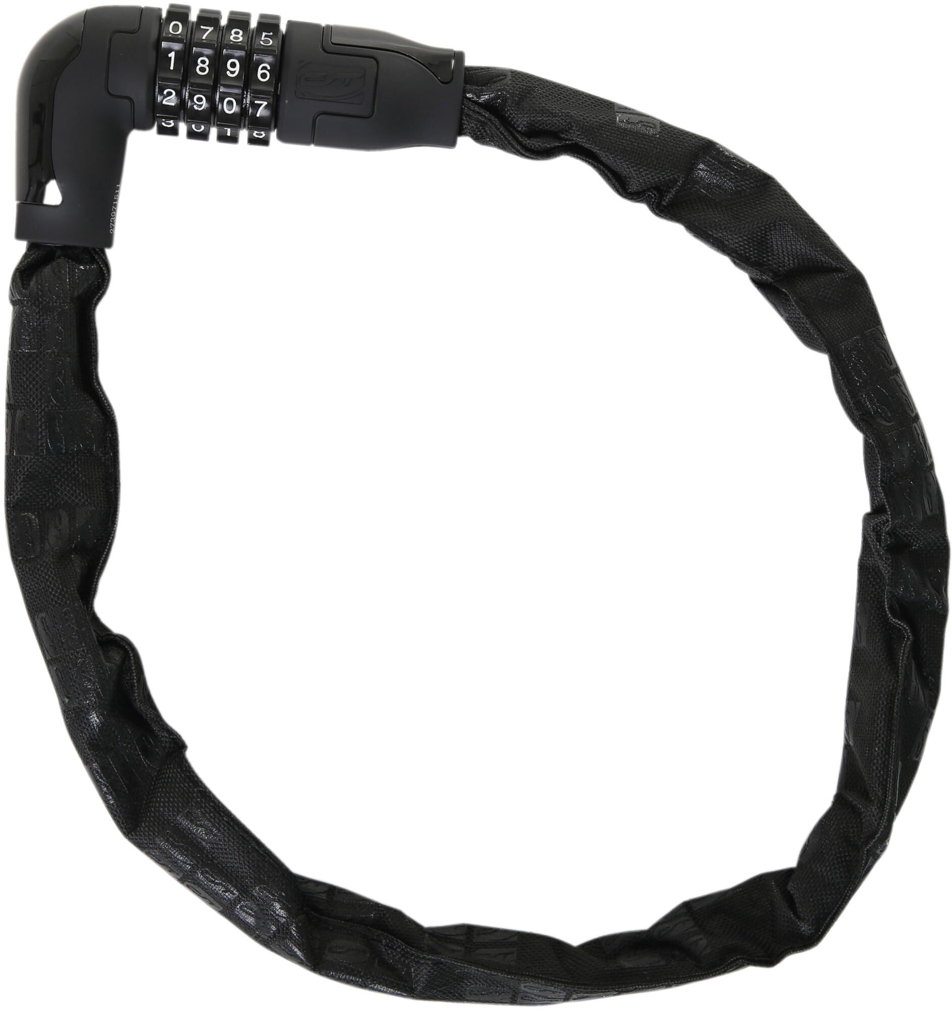 Contec cijfer-kettingslot powerloc ct comb.cha.lock powerloc 6mm x 75cm black