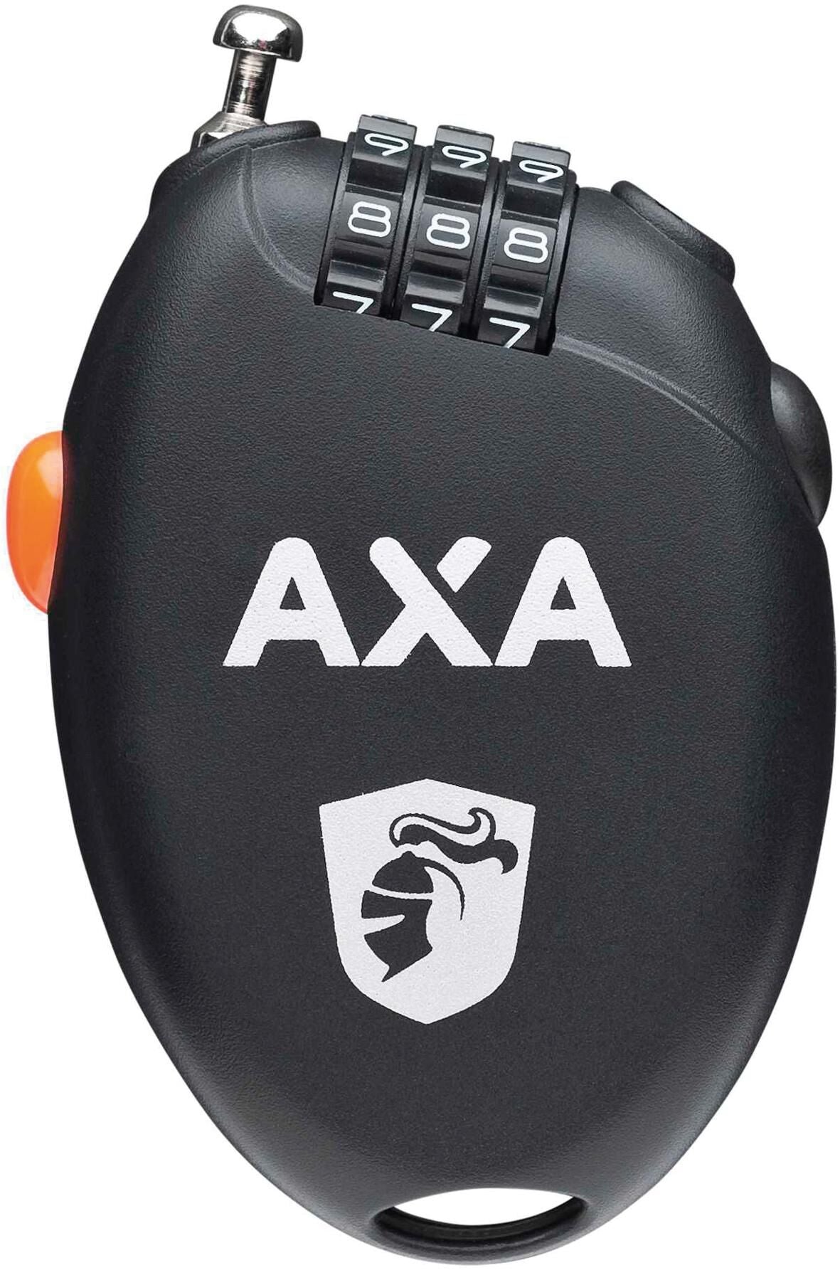 Axa cijfer-kabelslot roll comb.cable lock roll black