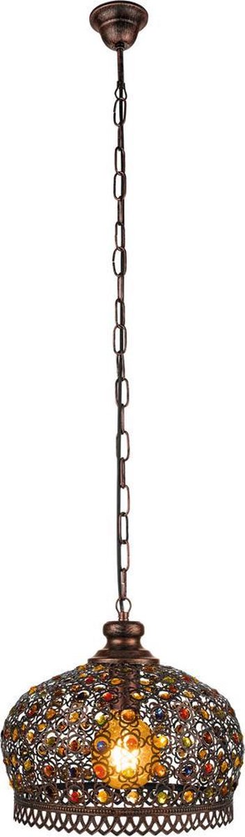 Eglo jadida hanglamp - e27 - ø 33 cm - koper antiek