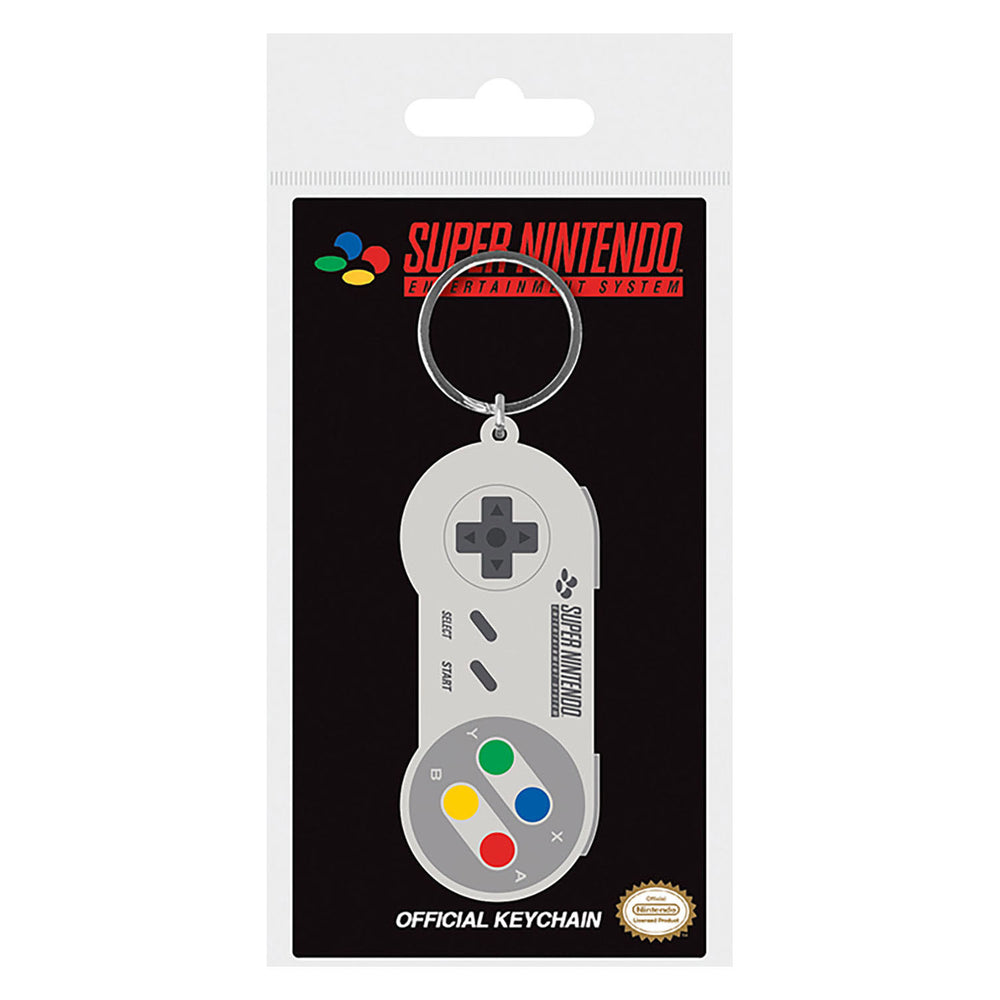 Nintendo snes controller pvc sleutelhanger