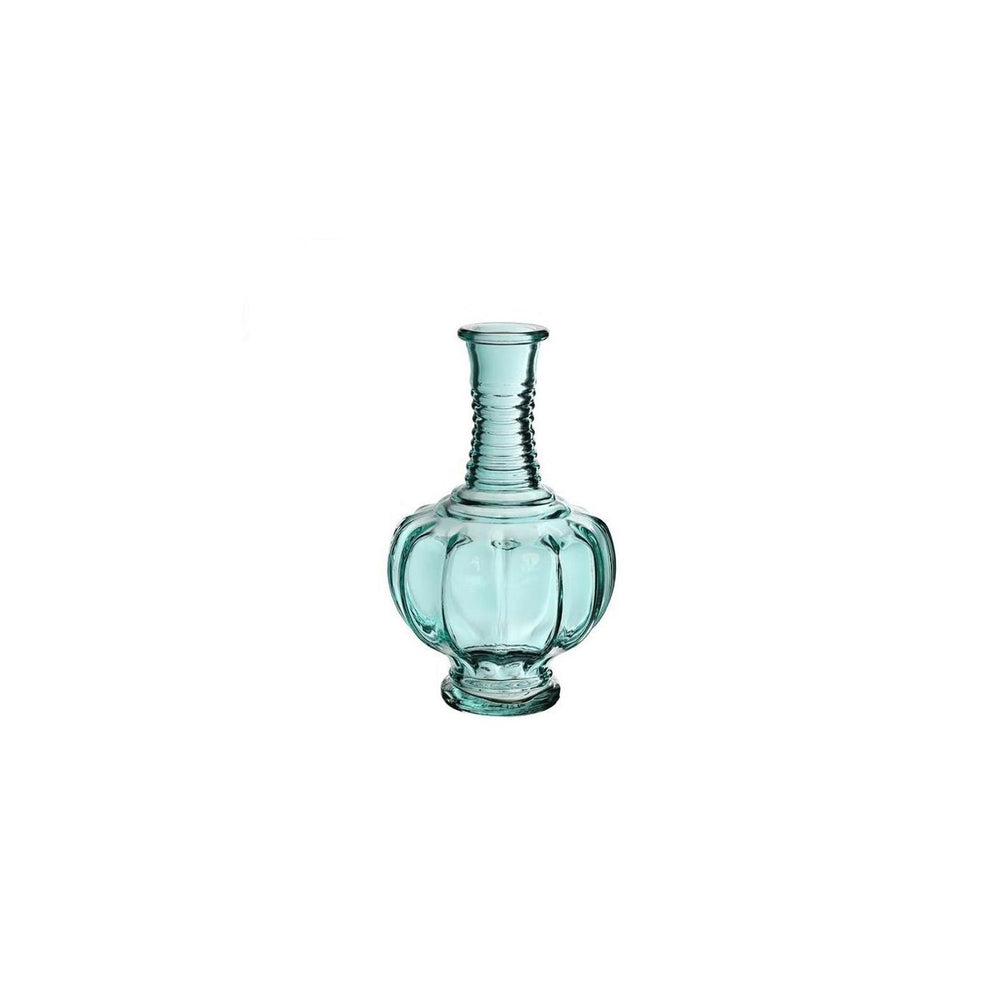 Ideas 4 seasons trevi vaas glas ø9xh15cm licht blauw