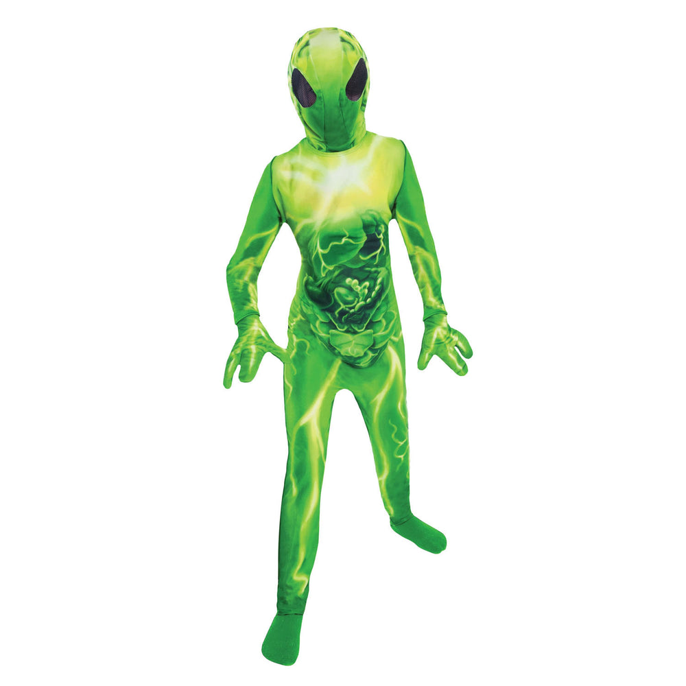 Verkleedset Alien, 8-10 jaar