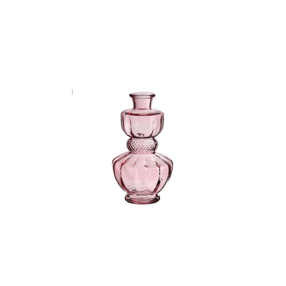 Ideas 4 seasons bellagio vaas glas ø8,5xh15cm licht roze