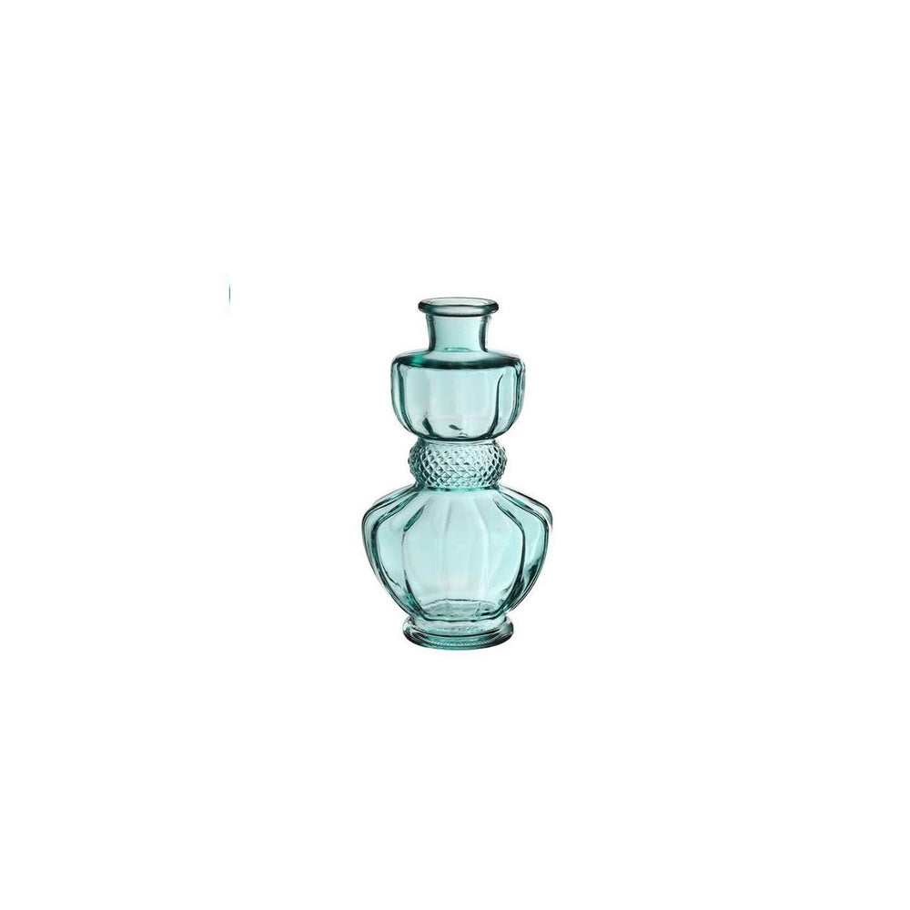 Ideas 4 seasons bellagio vaas glas ø8,5xh15cm licht blauw
