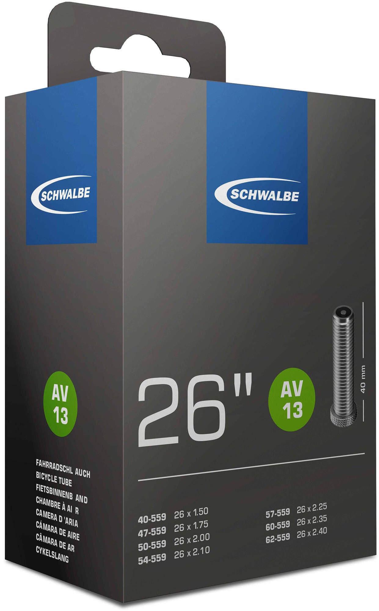 Schwalbe binnenband tube #13 40 62-559 av40 autom