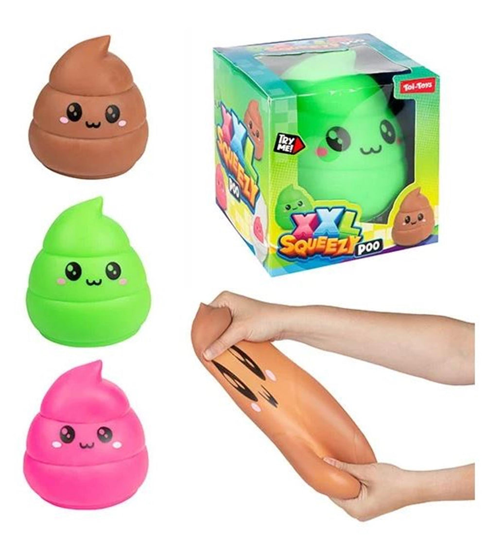 Toi-toys fun kniedbare lachende drol xxl rekbaar, 13cm